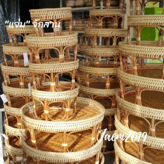 ขันโตก ขันโตกหวายแท้