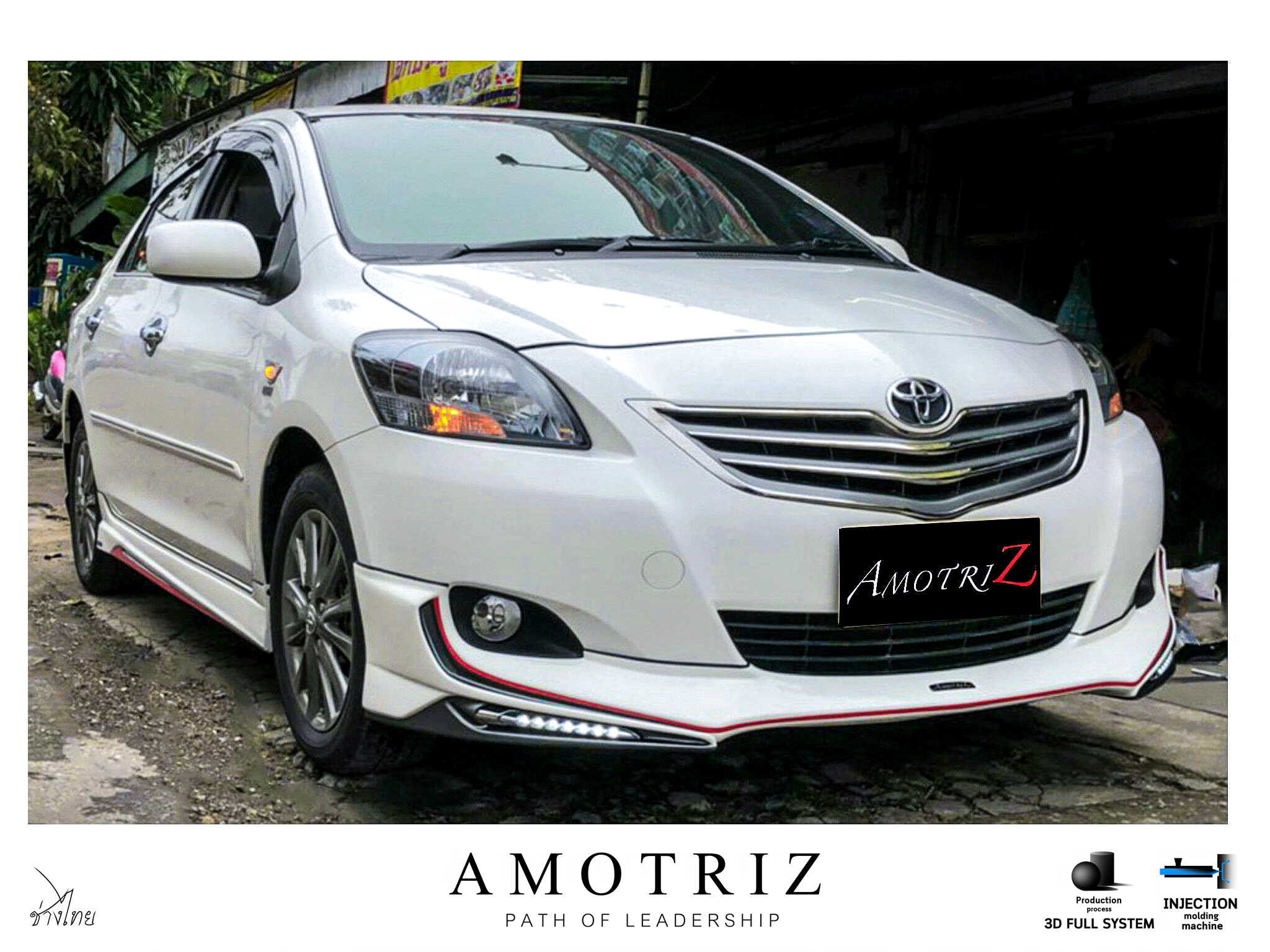 Toyota Vios 2007 to 2012 body kits by Amotriz