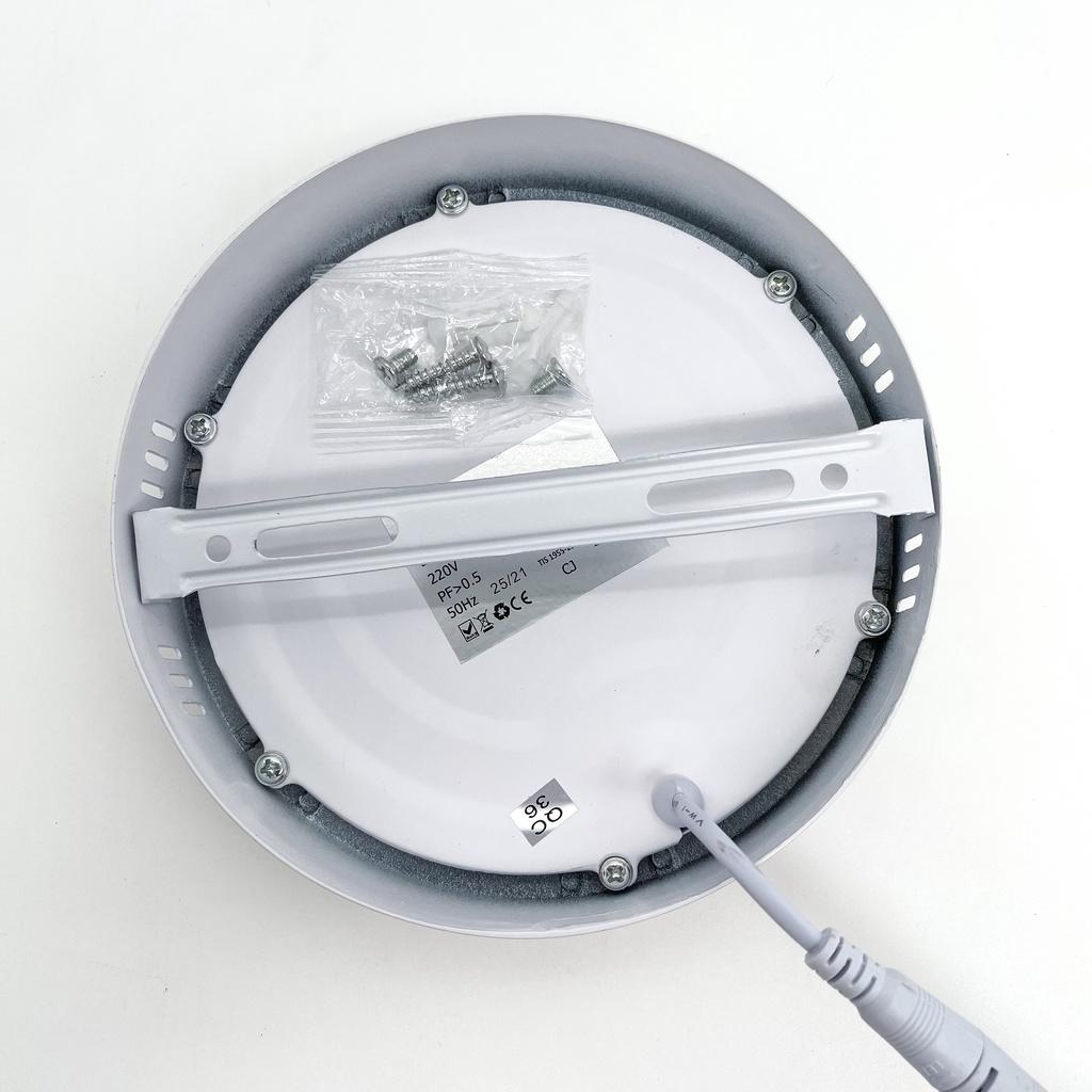 HiET ดาวน์ไลท์ติดลอย ขอบขาว LED 12w 18w ดาวน์ไลท์ลอย ดาวน์ไลท์ ติดลอย กันไฟกระชาก 800Kv โคมดาวน์ไลท์ ดาวไลท์ ไฟเพดาน