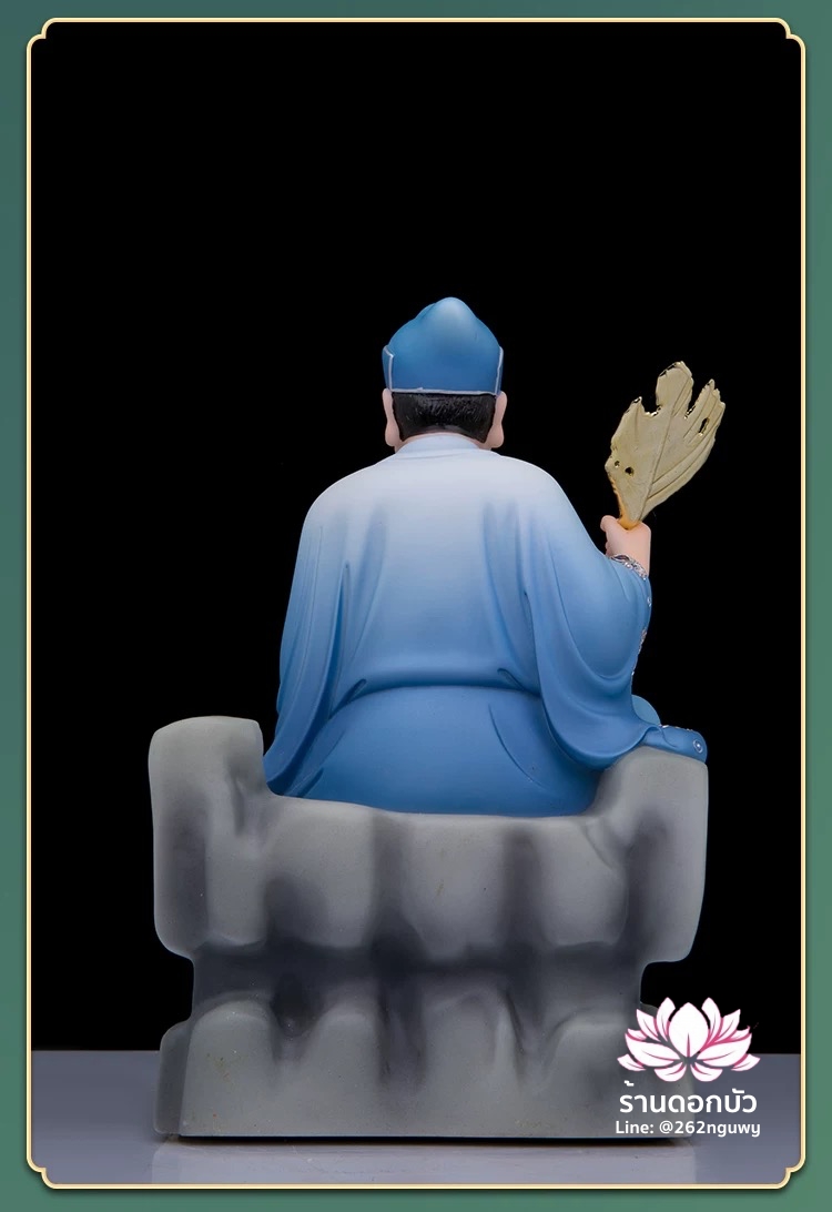 พระอรหันต์จี้กง เต้าจี้ฉานซือ งานหินอ่อนคุณภาพสูง ขนาด 12/16/19/26 นิ้ว