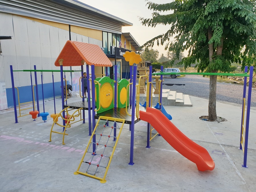 เครื่องเล่นสนามกลางแจ้งชุด อนุบาลแสนซน #2