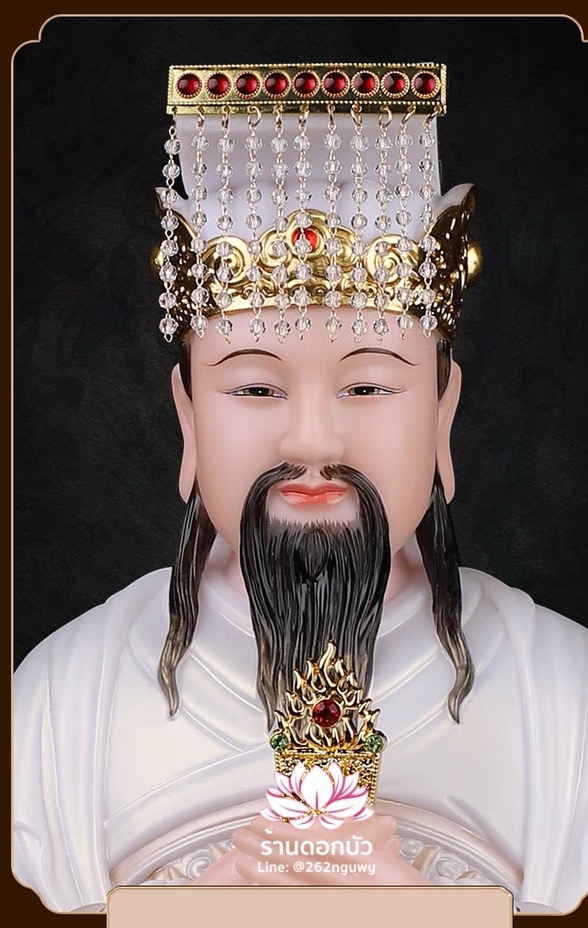 เง็กเซียนฮ่องเต้ หยกอ๋องส่องเต่ และ พระนางซีหวังหมู่ กิมบ้อเนี่ยเนี้ย งานหินอ่อนคุณภาพสูง ขนาด 12/16/19 นิ้ว