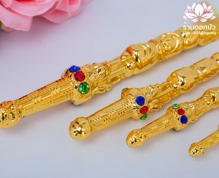 กระบอง สำหรับองค์พระกิ่มซิ้น อาวุธพระเวทโพธิสัตว์ อุ่ยท้อผ่อสัก สำหรับเทวรูปจีน