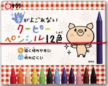 ดินสอสีเทียน คูปี้ย์ 12 สี