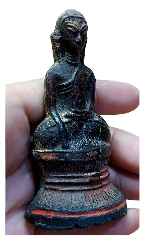 พระบูชาเก่าศิลป์พม่า-BPT2886-