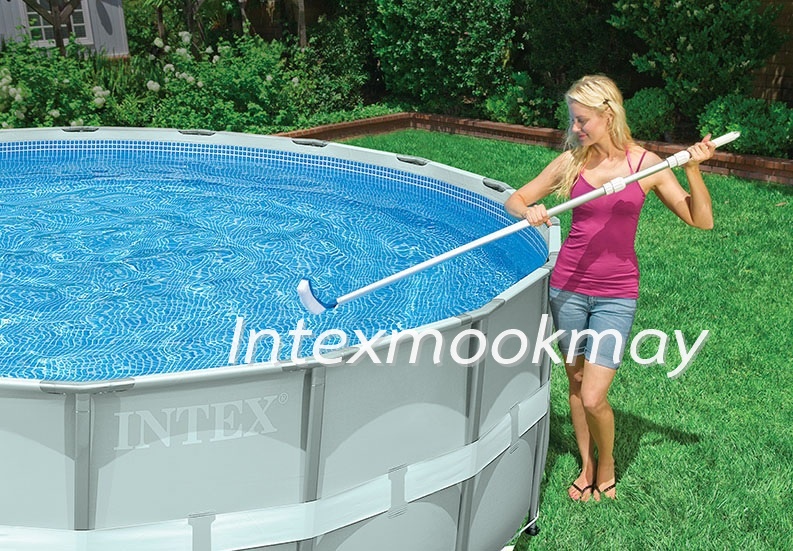 Intex 29053 แปรงโค้งทำความสะอาดสระ 16 นิ้ว (4.6 ซม.)