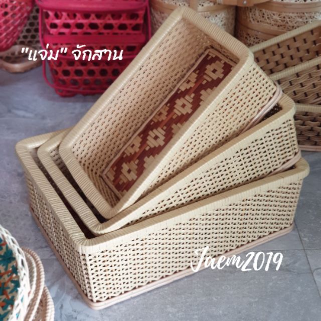กล่องหวายเทียม ลิ้นชักหวาย