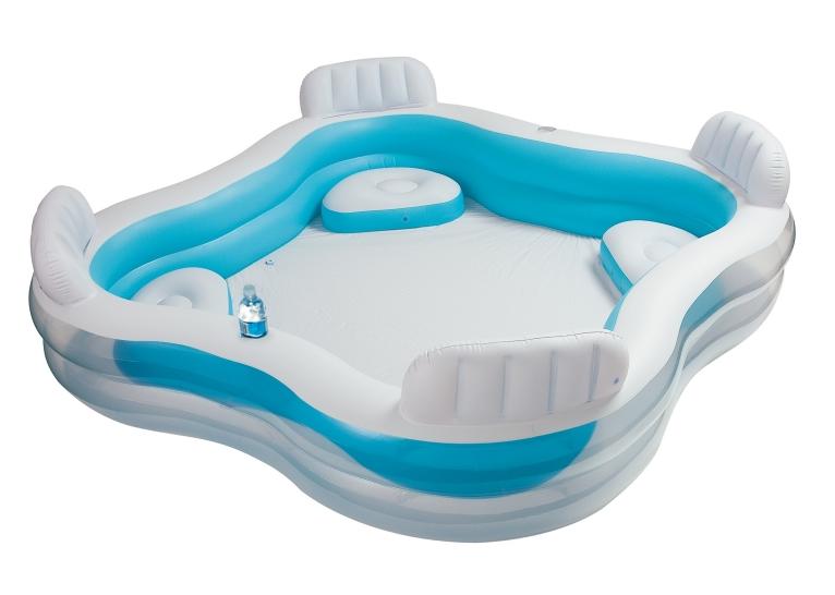 Intex Pool Center สระน้ำเป่าลมครอบครัว 56475+แถมสูบไฟฟ้า