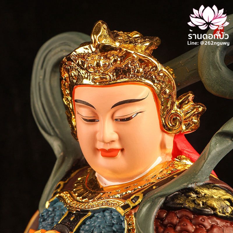 เทพเจ้ากวนอู และพระเวทโพธิสัตว์ หรืออุ่ยท้อผ่อสัก เทพบริวาร ขนาด 16/19/26/36 นิ้ว