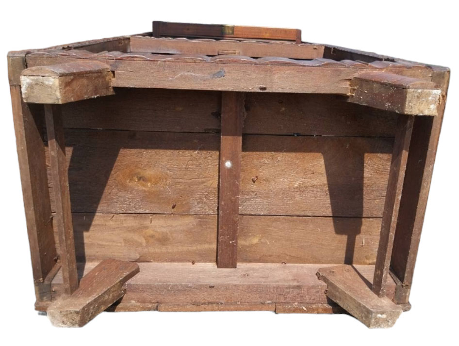 ตู้โชว์มือสอง(ชั้นบนกระจกเลื่อนพับเก็บ)ตำหนิตามรูป รับเอง