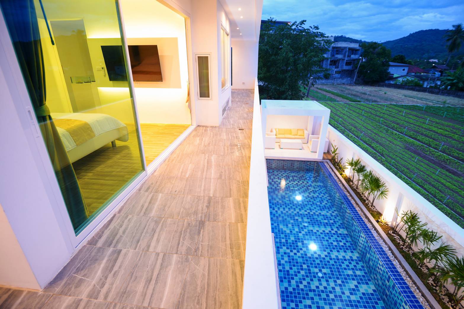 For Rent : Rawai, New Brand Private Pool Villa, 3 bedrooms 4 bathrooms