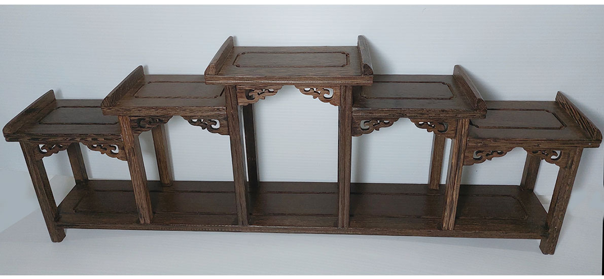 ชั้นวางของตั้งโชว์สไตล์จีน ขนาดเล็ก