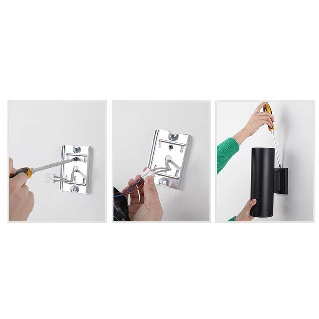 ยี่ห้อ DC 2014 โคมไฟติดผนัง ส่องขึ้น-ลง ใช้หลอด E27 x2 ทรงกระบอก โคมไฟผนัง โคมไฟ โคมผนัง ภายนอก โคมไฟกระบอก โคมกระบอก