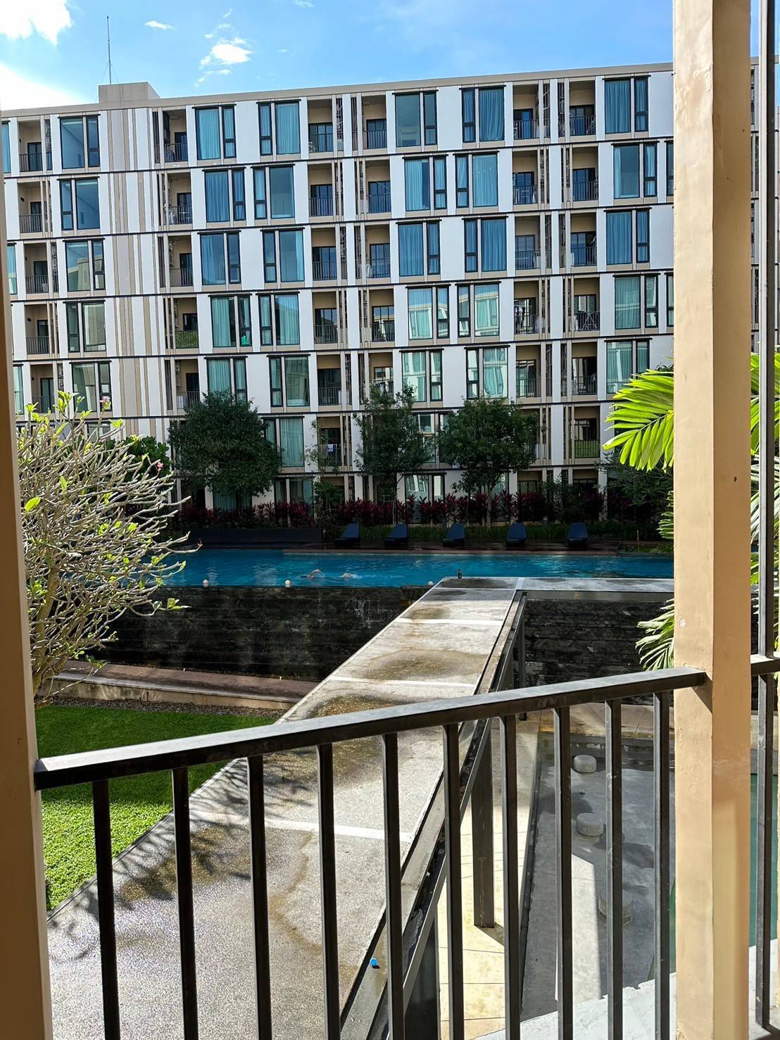 For Rent : Samkong, Condo near Lotus Samkong, 1 bedroom, 2nd flr., pool view