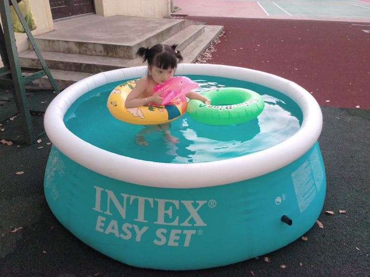 สระน้ำสำเร็จรูป สระน้ำขนาดใหญ่ Intex Easy Set 6 ฟุต 28101