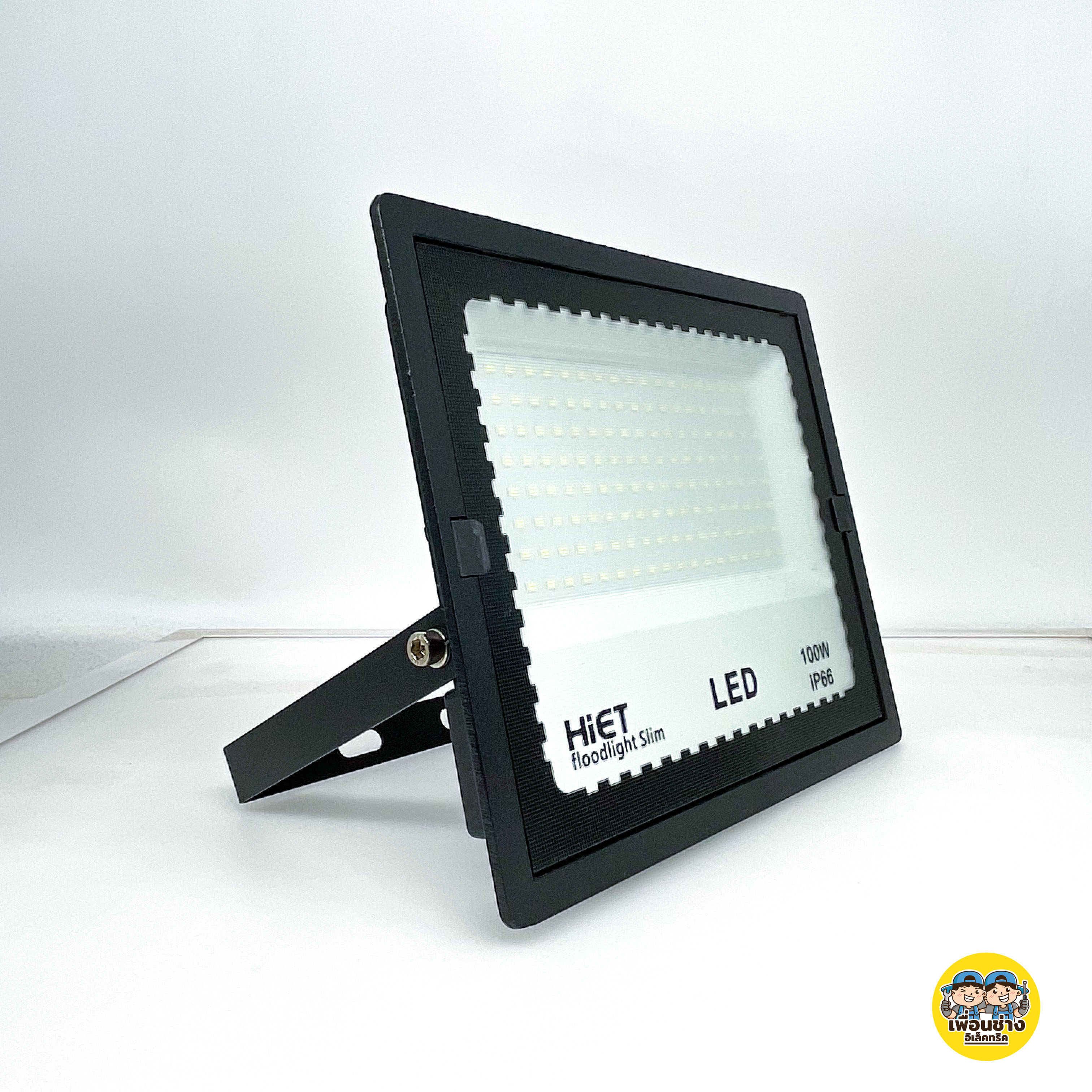 HiET สปอร์ทไลท์ ฟลัดไลท์ ไฮเอท สปอร์ตไลท์ LED slim Floodlight 100W 150W 200W 300W 400W โคมไฟ โคมไฟสปอร์ตไลท์ กันน้ำ โคมกันน้ำ IP66