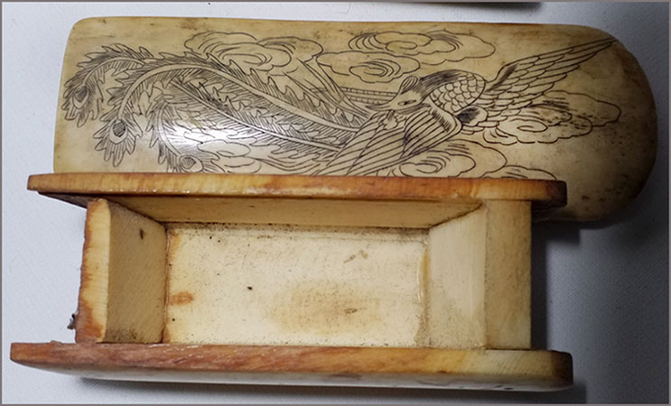 (คู่)โลงจิ๋ว กิมปั่ง หีบมงคล ลายหงส์และมังกร