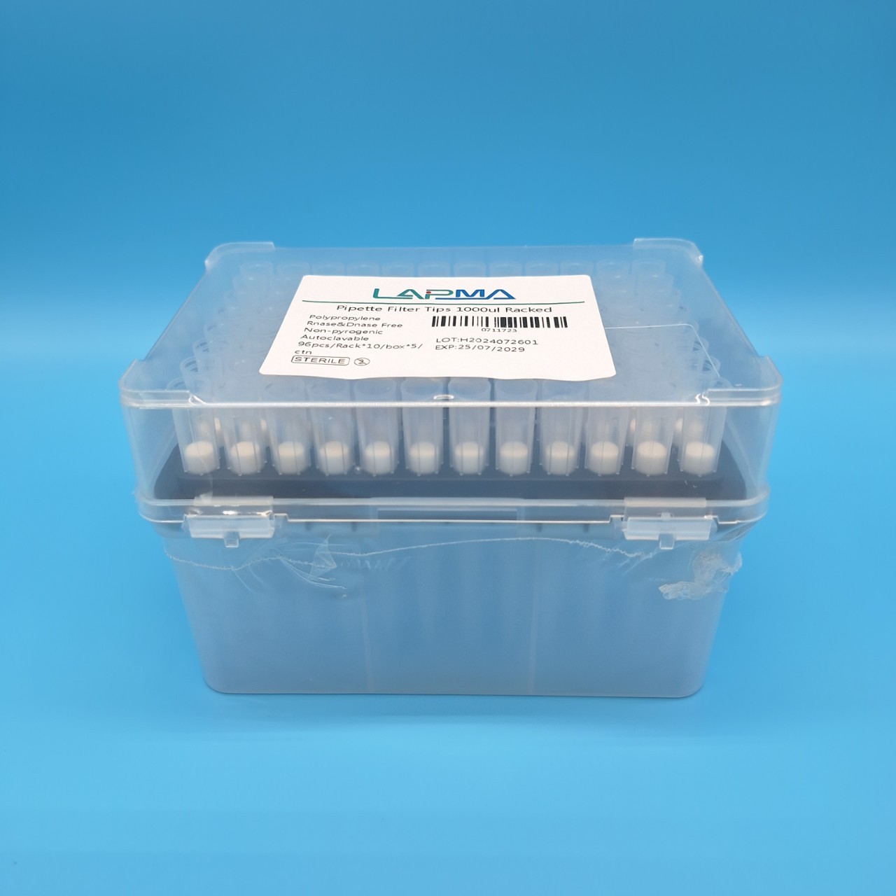 (ราคาต่อ96ชิ้น/Rack) Filter tip ทิปมีตัวกรองแบบยาวปราศจากเชื้อ ขนาด 10 ,20 ,50,100,200,300,1000,1250 ไมโครลิตร