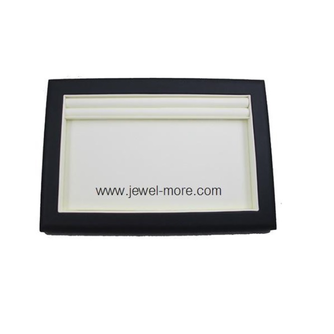 ถาดวางแหวนและเครื่องประดับ serving tray สำหรับร้านค้า สีดำ-งา