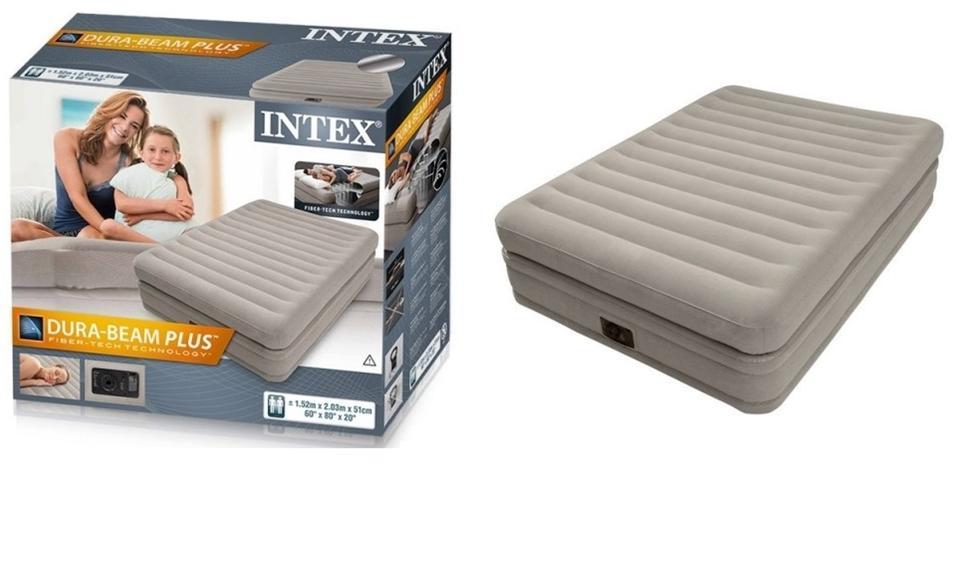 ที่นอนเป่าลม INTEX 64446 /64164 ขนาด 152 x 203 x 51 ซม. แถมหมอน 2 ใบ