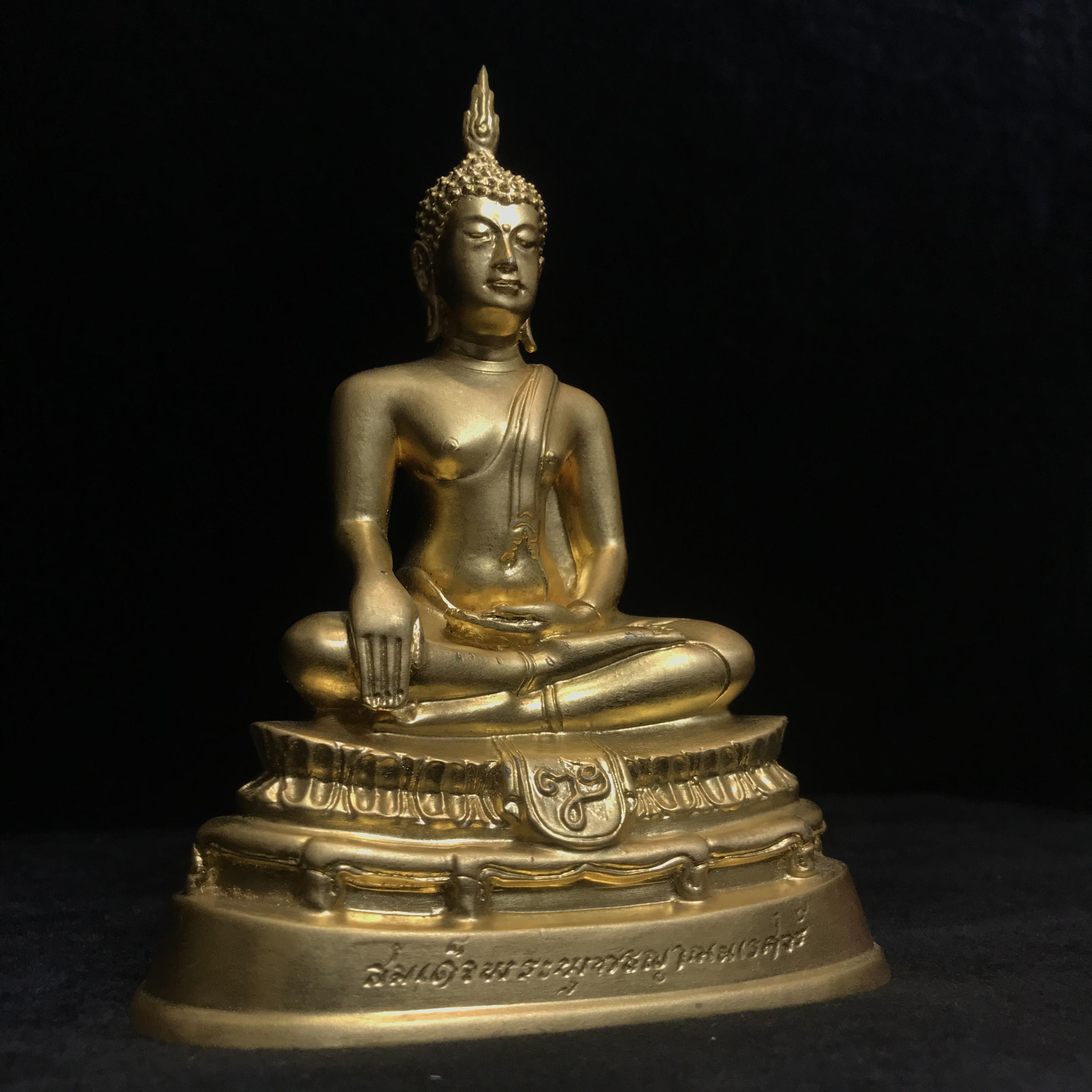 สมเด็จพระพุทธญาณนเรศวร์ วัดญาณสังวรารามวรมหาวิหาร ปี2529 (รุ่นแรกหายาก) หน้าตัก 3นิ้ว ปิดทอง