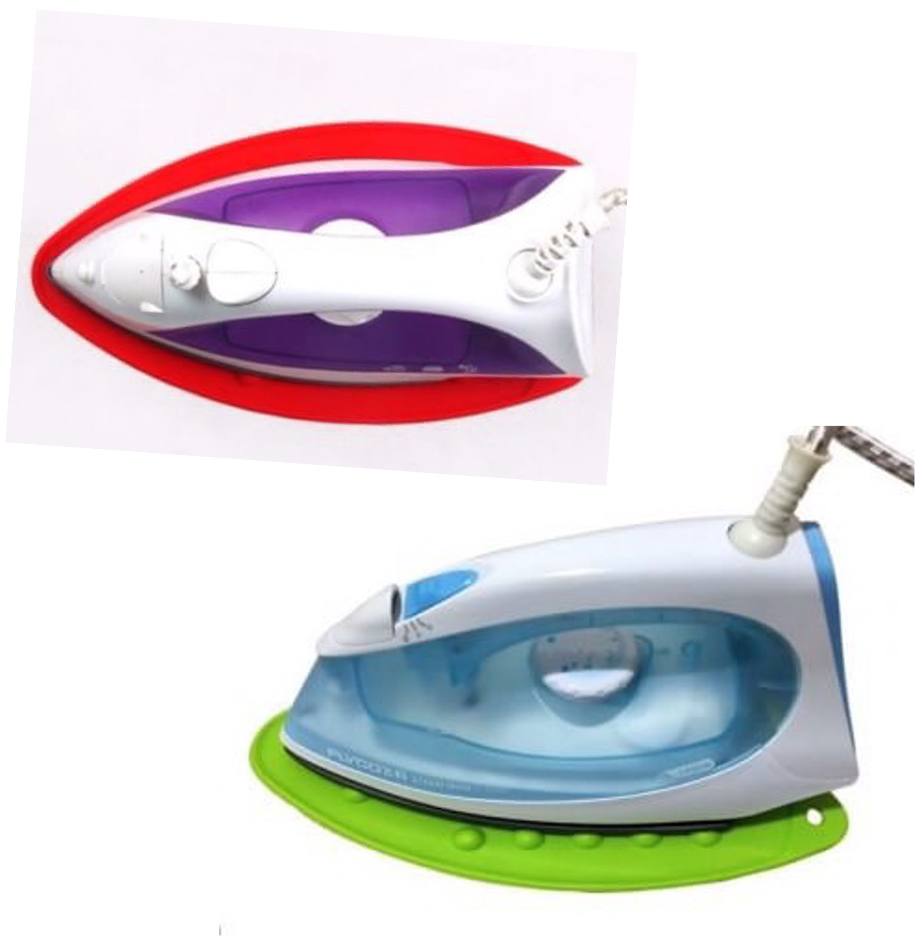 แผ่นยางซิลิโคน พร้อมส่งสำหรับวางเตารีดหลากสี คละสี