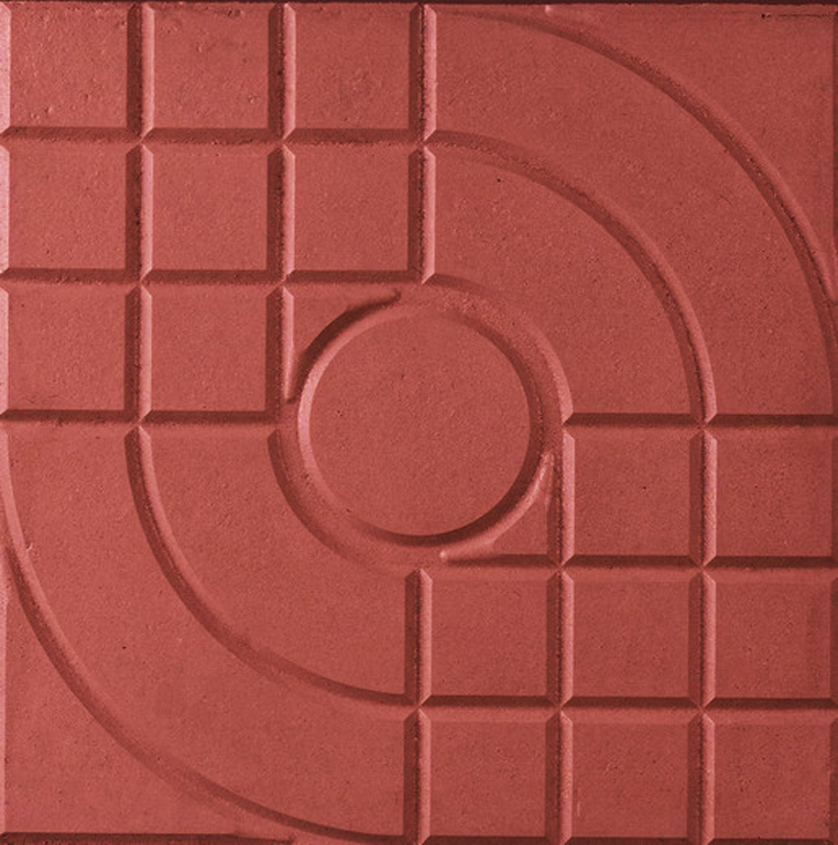 กระเบื้องคอนกรีตปูพื้น เอสซีจี รุ่น เพฟเม้นท์ ลายสายเส้น สีแดง ขนาด 40x40x3.5 ซม.