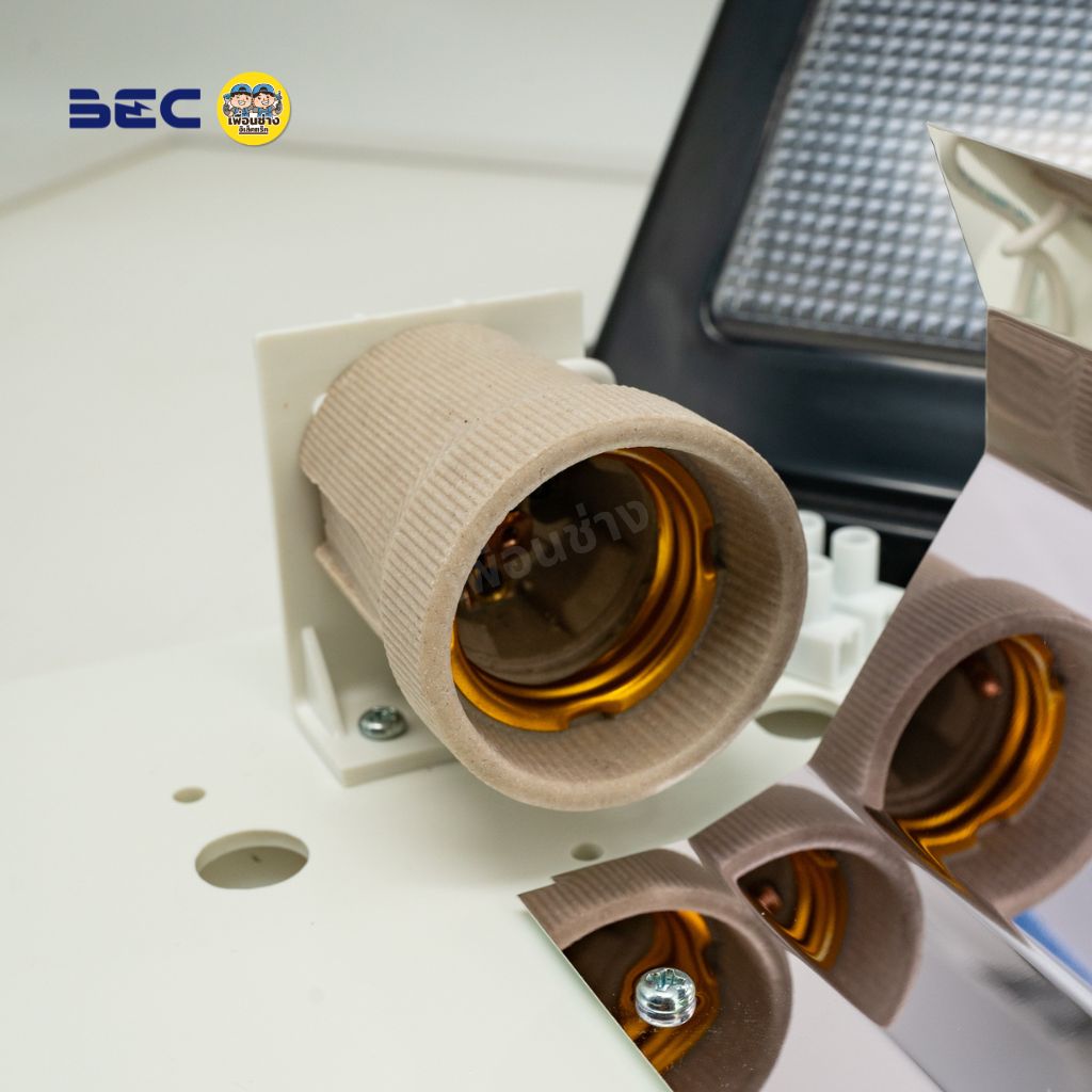 BEC โคมไฟติดผนัง รุ่น ECON อีคอน โคมเปล่า ไม่รวมหลอด ใช้กับหลอด E27 โคมไฟ ติดผนัง โคมผนัง โคมติดผนัง