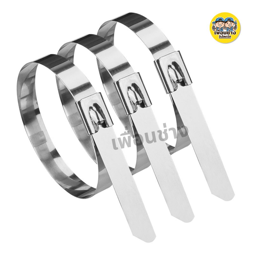 **สแตนเลส** เคเบิ้ลไทร์ สแตนเลส กว้าง 4.6 / 7.9 มม. ยาว 6นิ้ว 8นิ้ว 10นิ้ว 12นิ้ว 14นิ้ว 16นิ้ว 18นิ้ว 20นิ้ว เคเบิ้ลไทร์ สายรัด