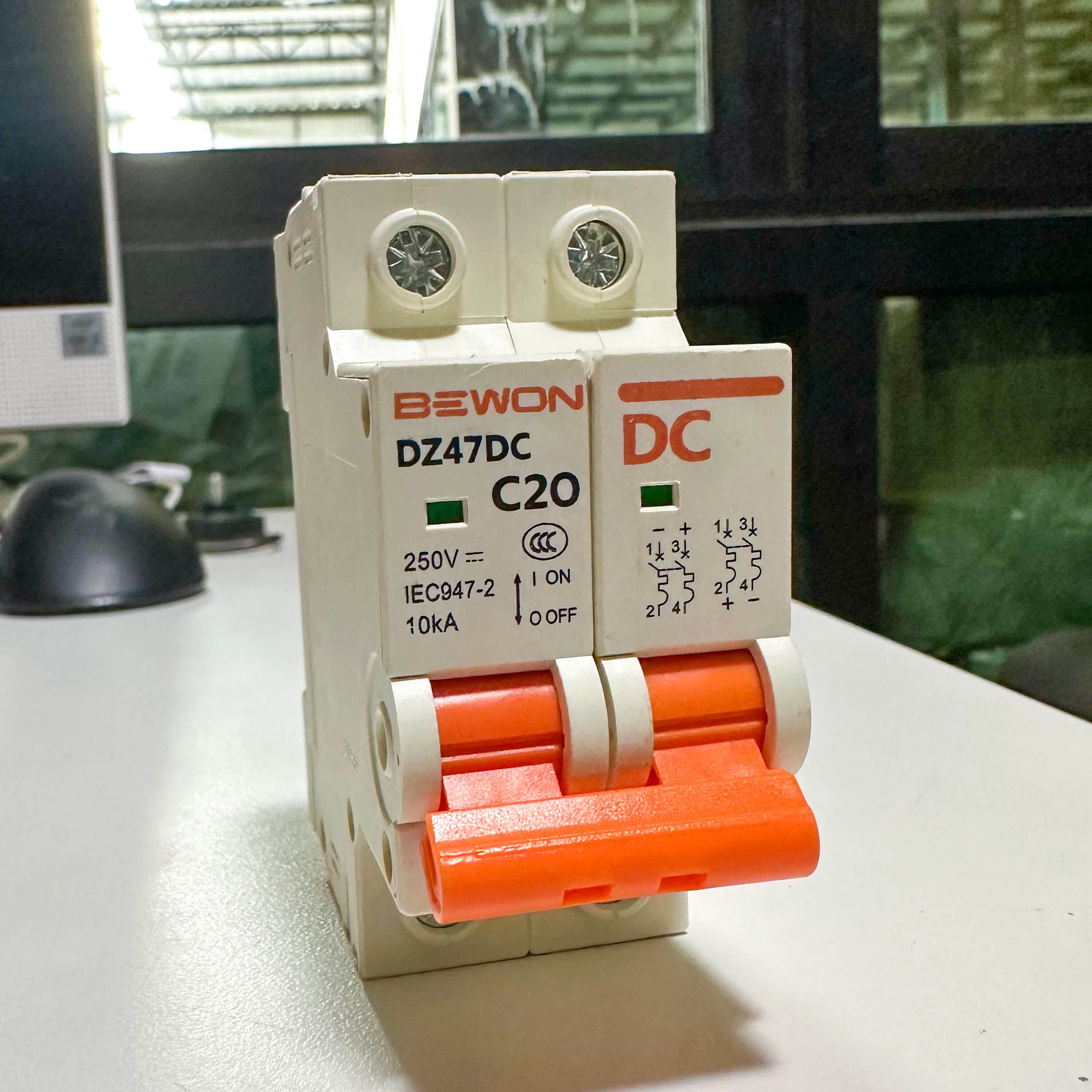BEWON เบรกเกอร์ DC 2P 250V เบรกเกอร์กระแสตรง โซล่าเซล โซล่า