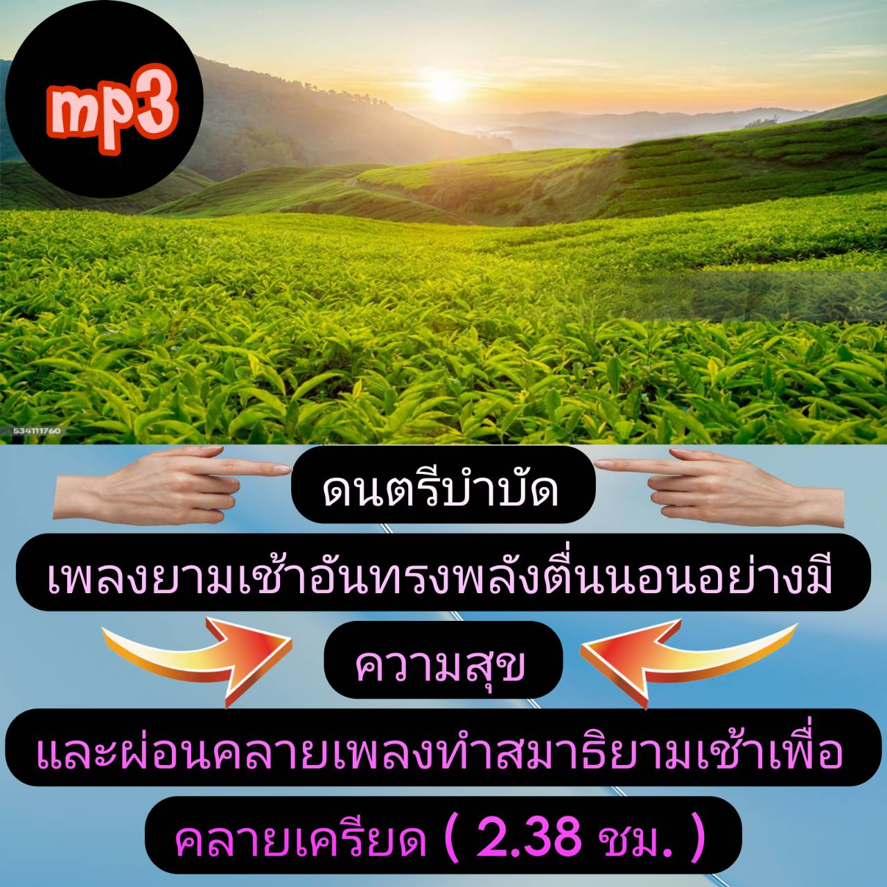 [พรเทวะ] แฟลชไดร์ฟ USb mp3 ดนตรีบำบัด เพลงยามเช้าอันทรงพลัง ตื่นนอนอย่างมีความสุขและผ่อนคลาย เพลงทำสมาธิยามเช้าเพื่อคลายเครียด (2.38 ชม.) พิกัด https://www.lazada.co.th/products/i5825432986.html?spm=a1zawg.24863640.table_online_product.1.18901e13DlY0KU **