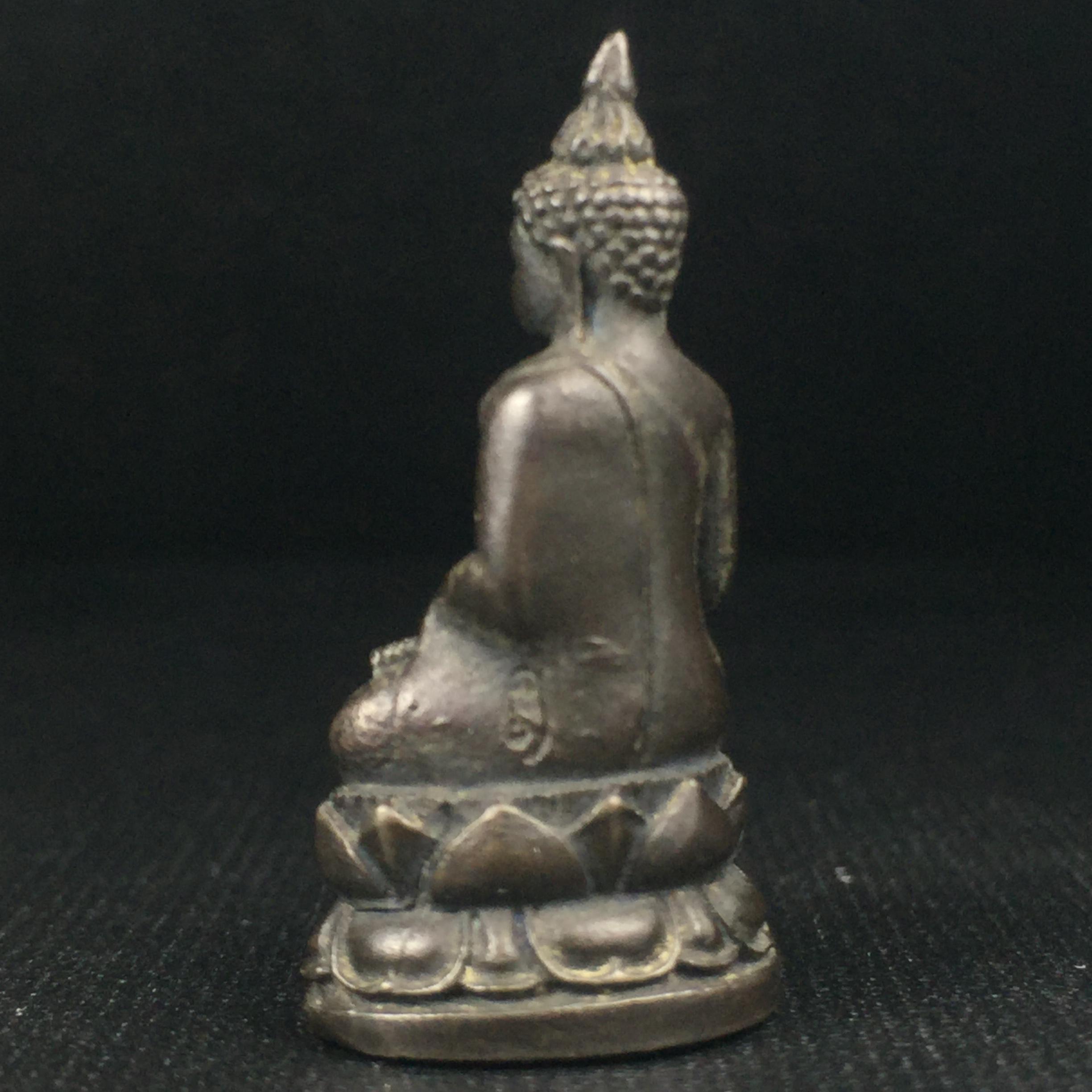 พระกริ่งไพรีพินาศ ภปร. รุ่นแรกของประเทศไทย วัดปทุมวนาราม ปี2535 เนื้อนวโลหะ นิยม (ในหลวงรัชกาลที่9เสด็จเททอง)(1ใน3000องค์)หายาก