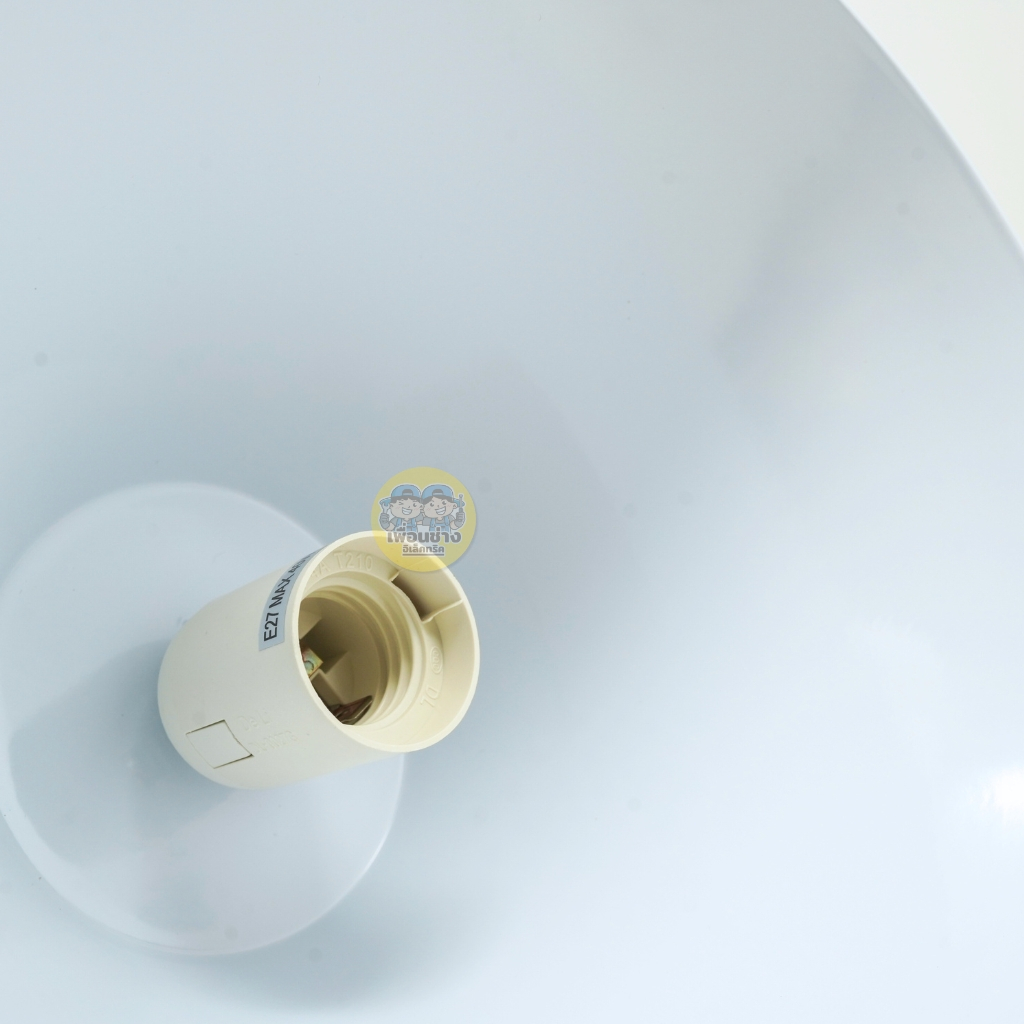 ยี่ห้อ DC รุ่น C-1030B/1 โคมไฟห้อย เฉพาะโคมไฟไม่มีหลอดแถม ใช้กับขั้ว E27 สีขาว สีดำ โคมไฟห้อย กันน้ำIP55