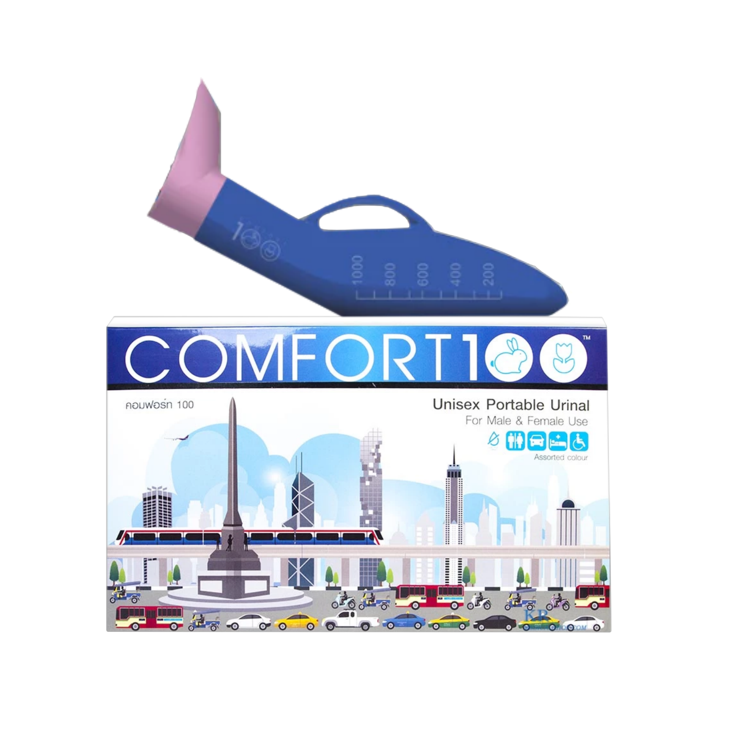 Comfort 100 กระบอกปัสสาวะชาย+หญิง