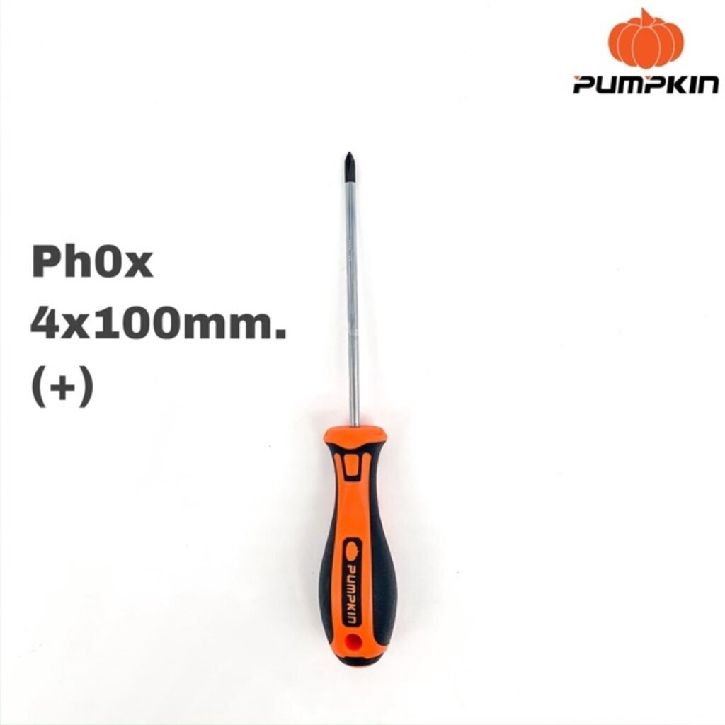Pumpkin ไขควงแฉก ด้ามยาง รุ่น XTREME ขนาด 4x100 มม. 17134