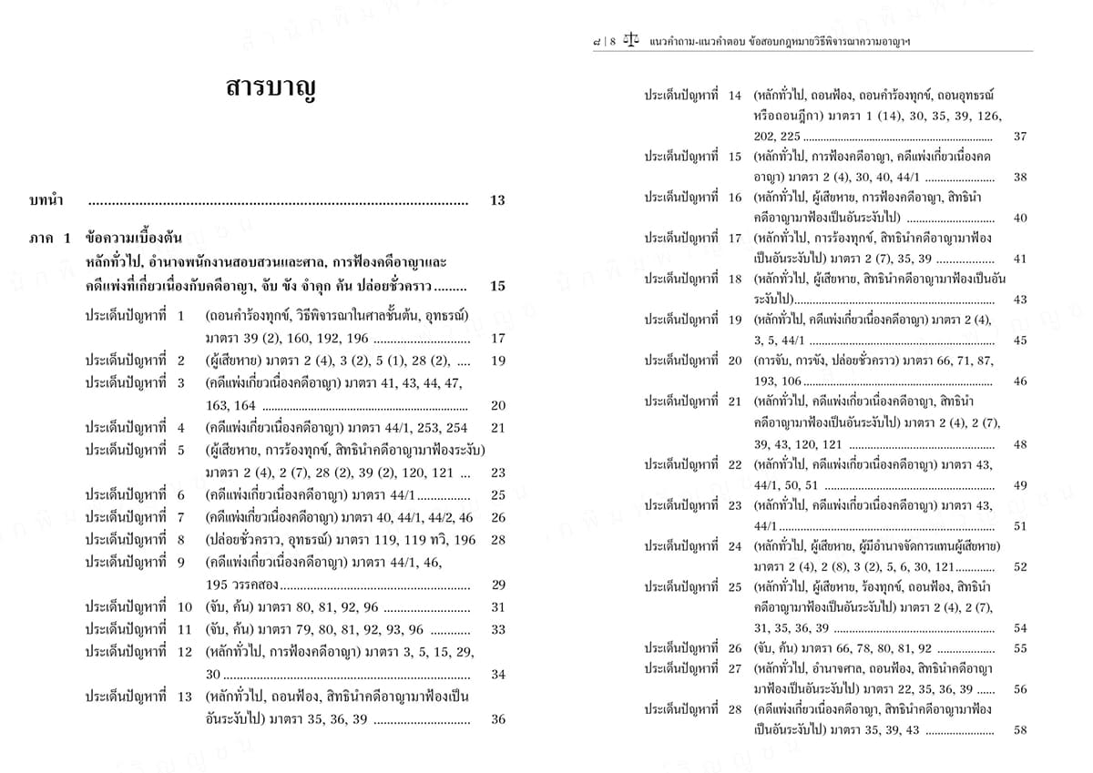 (ปกใส) แนวคำถาม-แนวคำตอบ ข้อสอบกฎหมายวิ.อาญา ตามแบบฉบับฎีกาประยุกต์ 100 ข้อ พิมพ์ครั้งที่ 2 ปารเมศ เทพรักษ์ TBK1322 sheetandbook