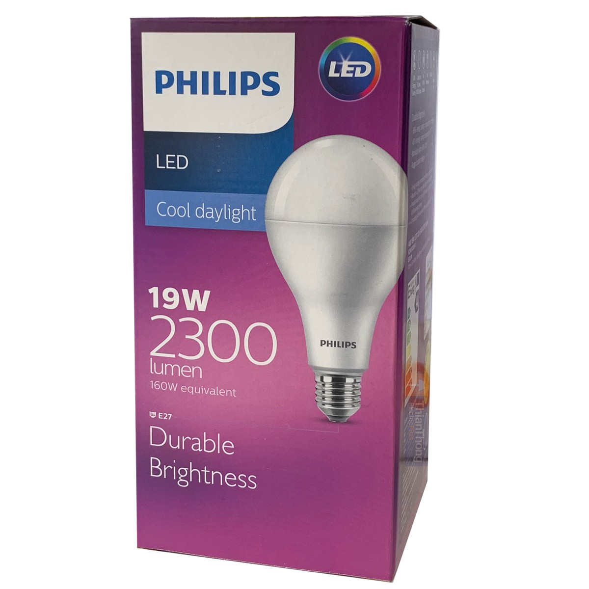Philips หลอดไฟแอลอีดีบับฟิลิปส์ High Lumen 19 วัตต์ Philips แสงเดย์ไลท์