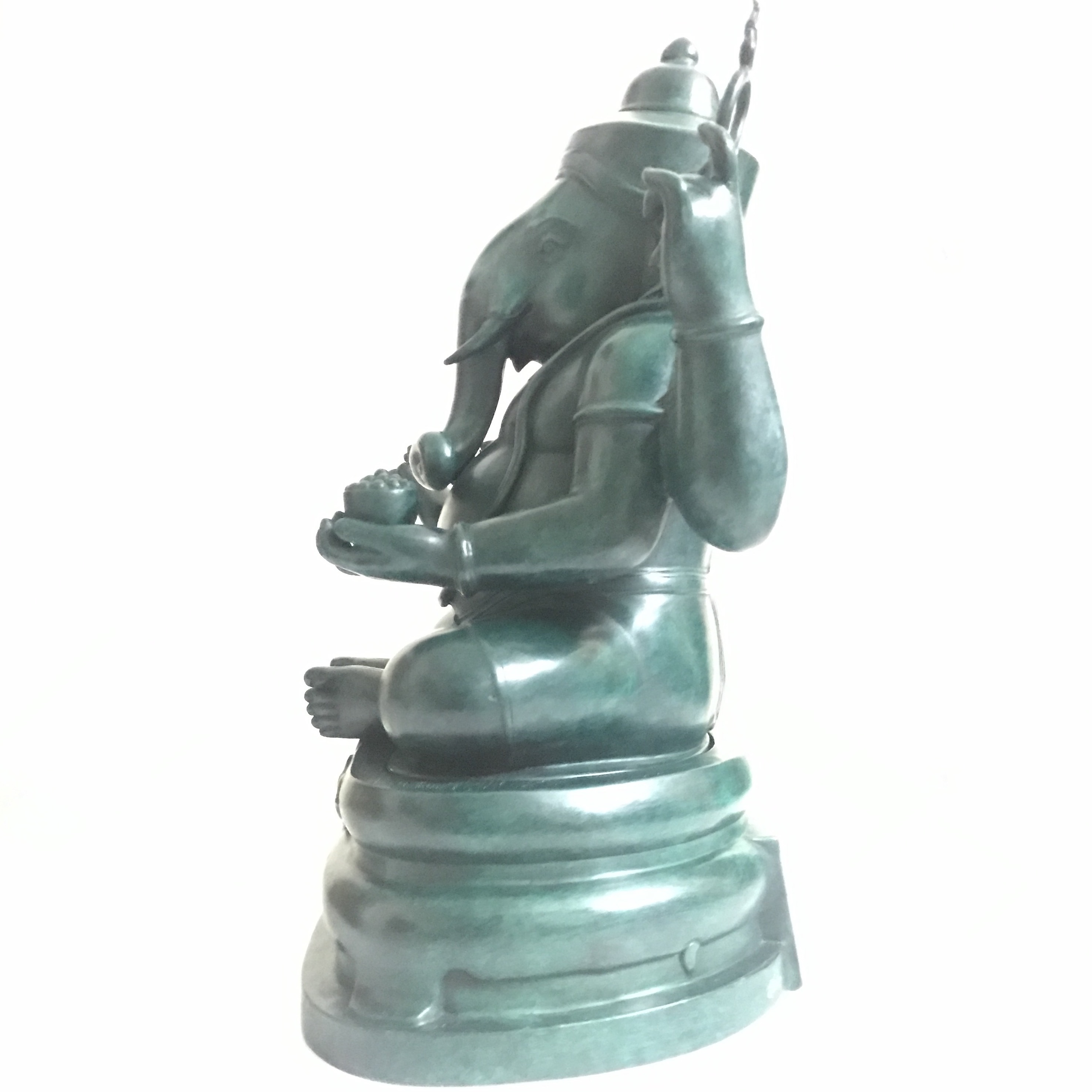 พระพิฆเนศวร์ 65 ปี คณะจิตรกรรม มหาวิทยาลัยศิลปากร ปี2551 ลอยองค์เนื้อสำริดขนาดหน้าตัก 9 นิ้ว