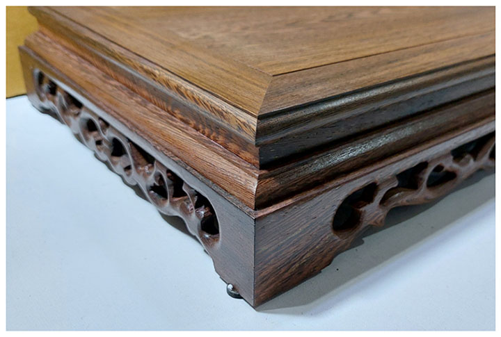 กี๋หรือฐานไม้ สี่เหลี่ยมผืนผ้า ท๊อป 23.5cmx39.5cm