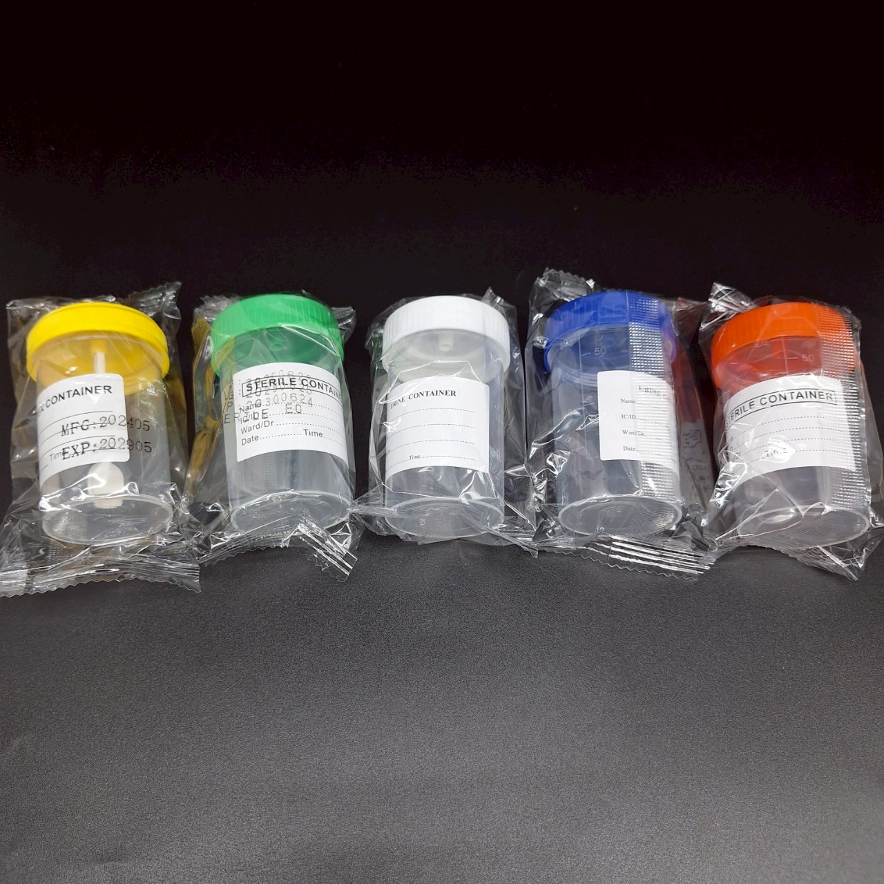 Specimen 60 ml , sample Container sterile/non-sterile , กระปุกเก็บตัวอย่างปัสสาวะ 60 มิลลิลิตร (ขายยกลัง/500ชิ้น)