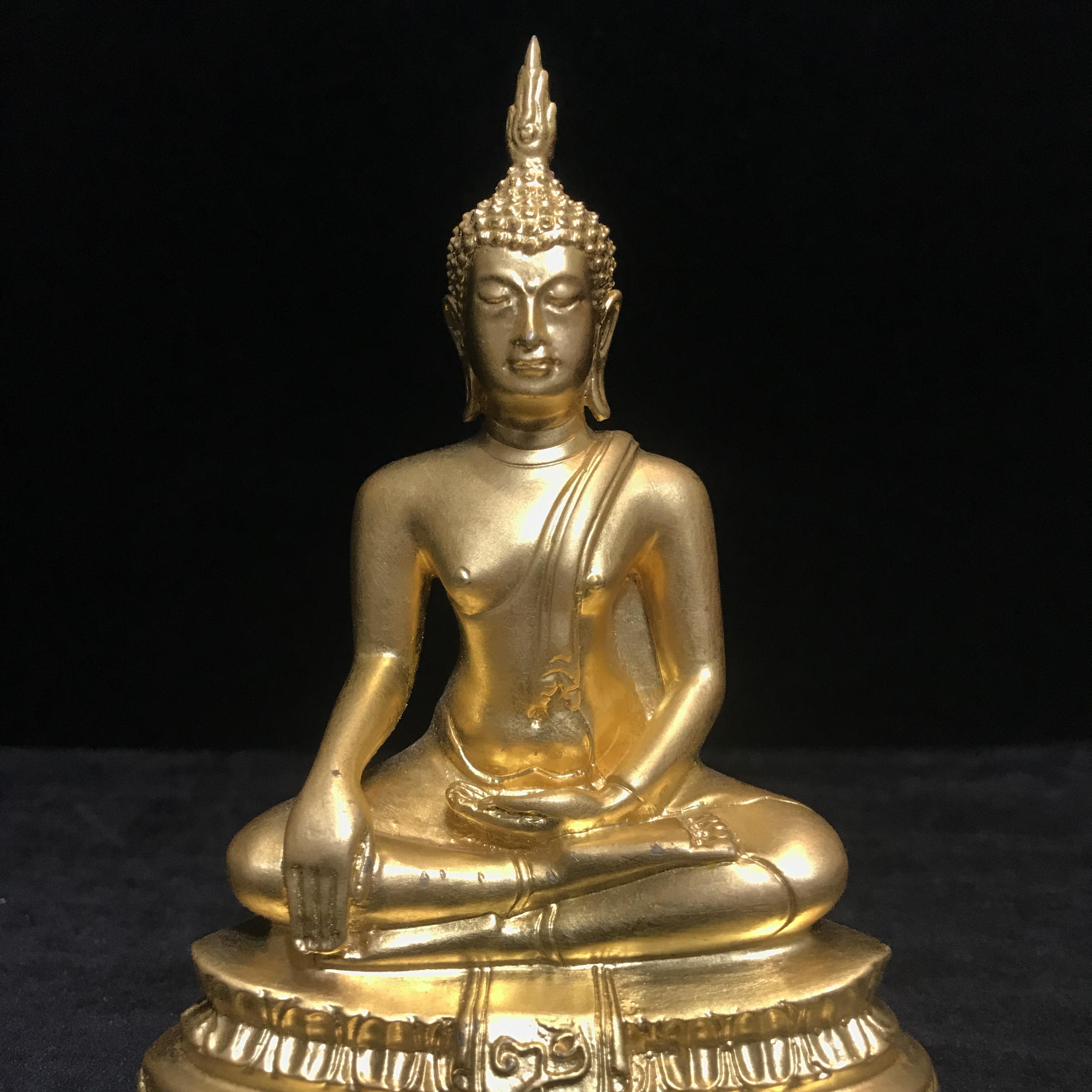 สมเด็จพระพุทธญาณนเรศวร์ วัดญาณสังวรารามวรมหาวิหาร ปี2529 (รุ่นแรกหายาก) หน้าตัก 3นิ้ว ปิดทอง