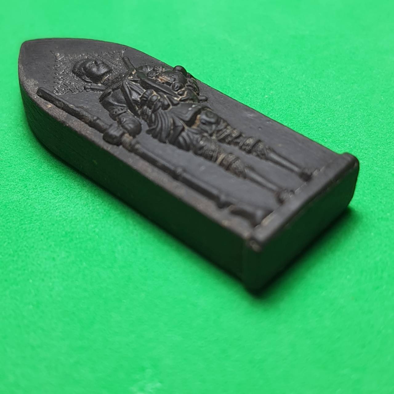 พระเครื่อง พระนเรศวร รางปืน เนื้อมวลสาร สีดำ รุ่น กฤษฏาภินิหาร พระแท้ พระนเรศวรแท้ พระนเรศวรขิงแท้ พระเครื่อง