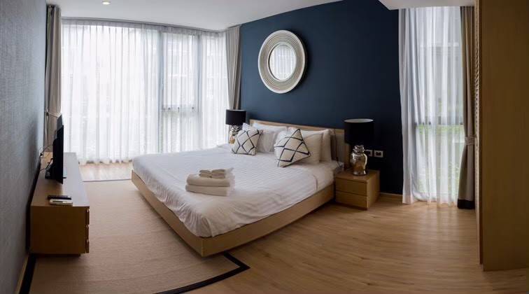 For Rent : Baan Mai Khao Condominium 2 bedroom 2Bathroom 1st floor pool view