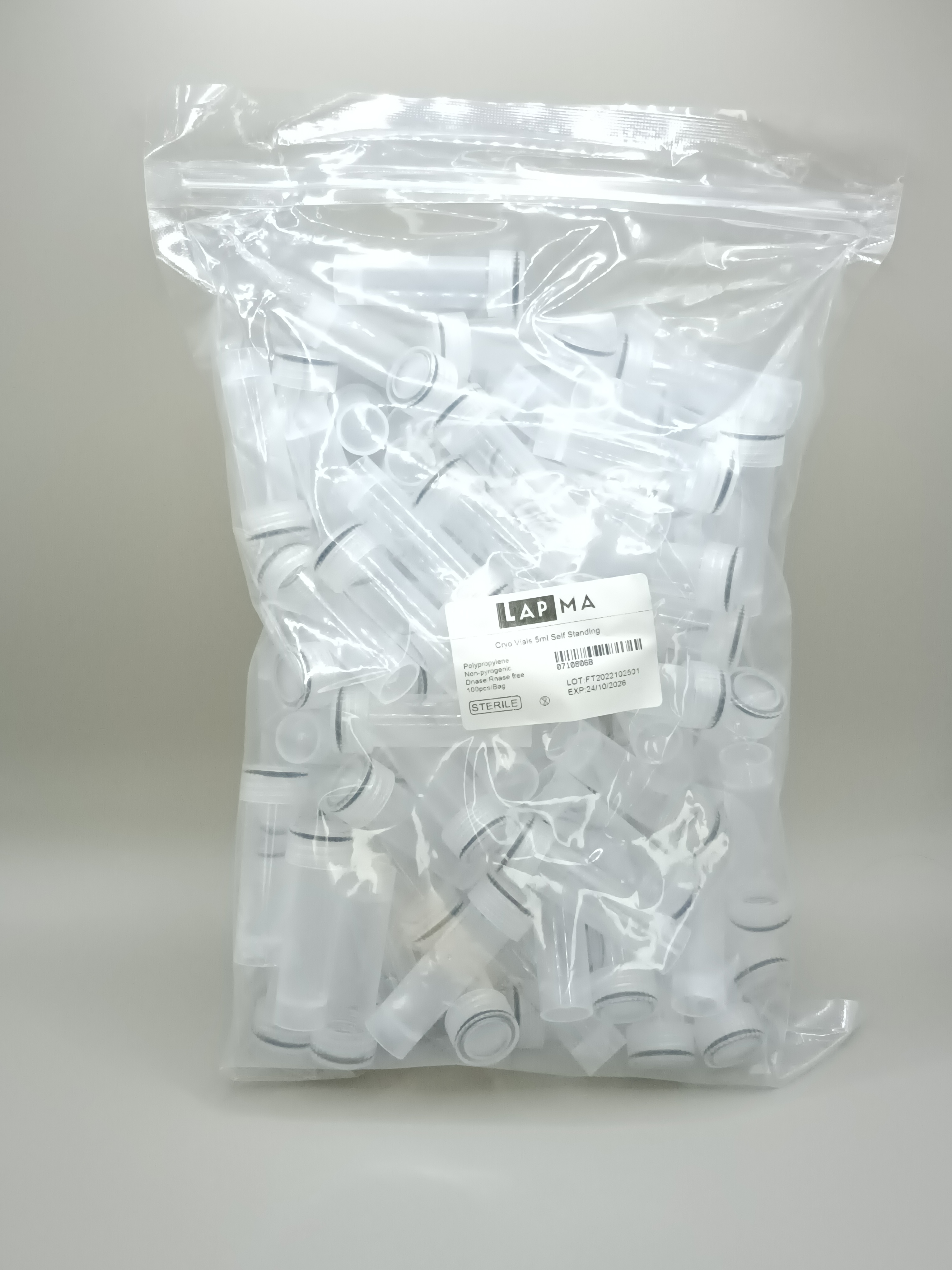 Cryotube Screw cap 0.5,2,5,10 ml ,( Free-standing ,Conical ) , steriled ,Can Frozen - 80 ํC, หลอดเก็บตัวอย่างฝาเกลียว มีสเกล, สามารถแช่แข็งได้ 80 องศา