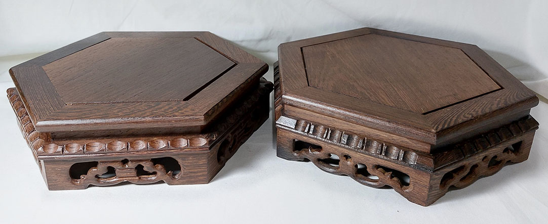 กี๋หรือฐานทรงหกเหลี่ยม20x23cm ตัวละ