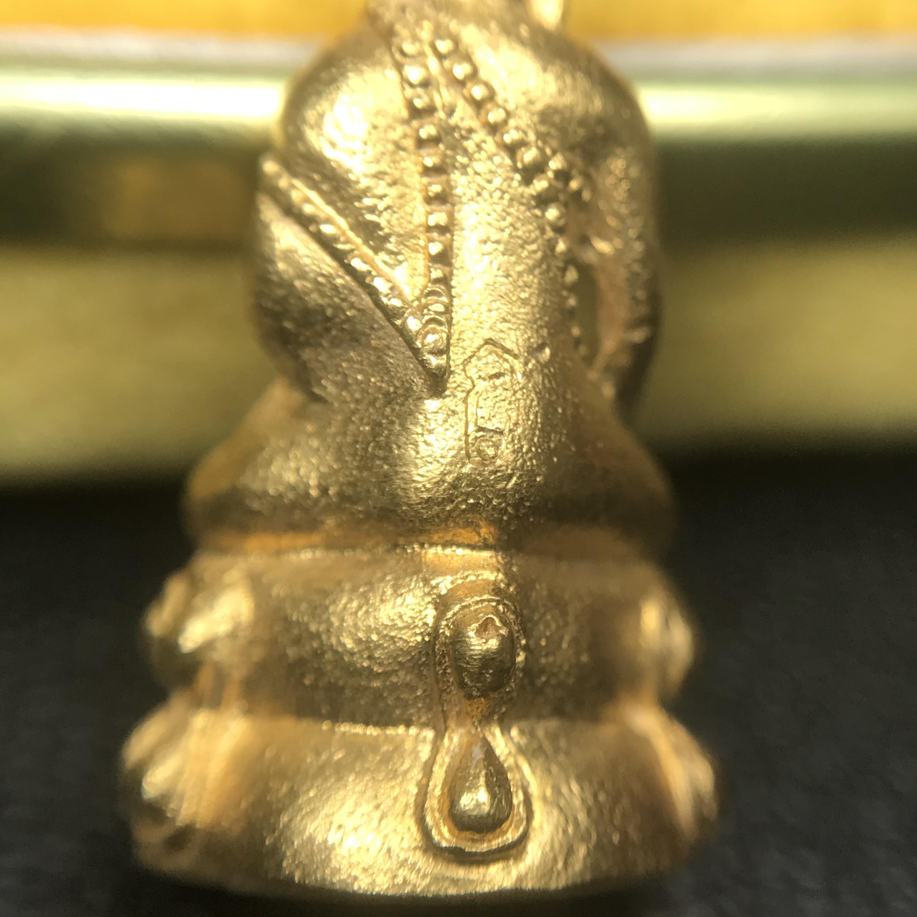 พระชัยวัฒน์นวปทุม ภปร. วัดปทุมวนาราม ปี2535 เนื้อทองคำ(ในหลวงรัชกาลที่9เสด็จเททอง)(สภาพสวยเดิมครบสมบูรณ์หายาก)