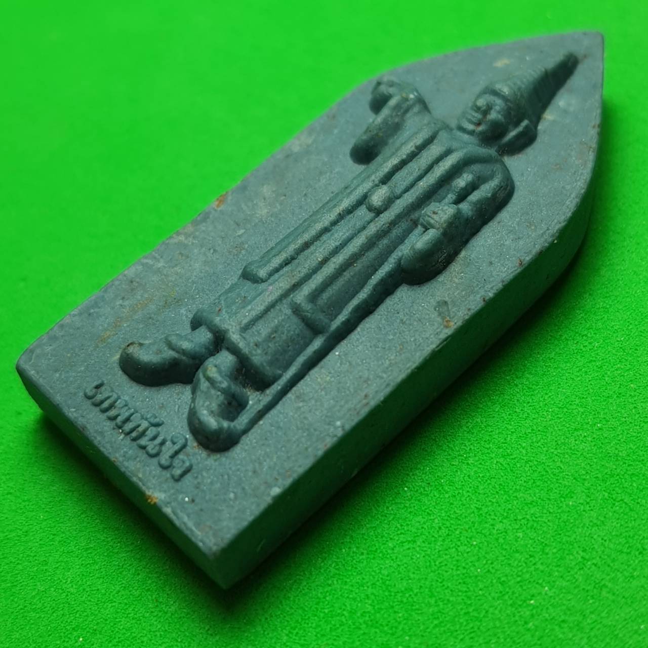 พระเครื่อง เทพทันใจ รุ่น เปรี้ยงสมปรารถนา สีฟ้า เทพทันใจพม่า เทพทันใจ พระแท้ พระเทพทันใจ จี้เทพทันใจ