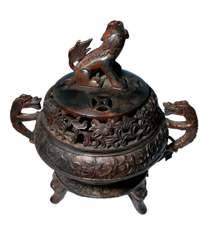 เตากำยาน กระถางธูป ของแต่งบ้านสไตล์จีน--BPT2957--