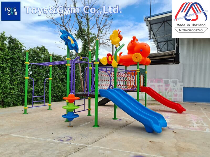 MiT-โรงงานผลิตเครื่องเล่นสนามกลางแจ้ง ชุดฮิปโปโปเตมัส