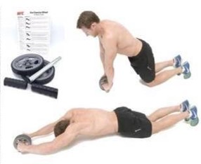 ลูกกลิ้งคู่บริหารกล้ามเนื้อเสริมซิกแพค พร้อมส่ง สินค้าคุณภาพดีมีมาตรฐาน